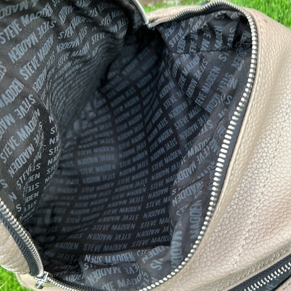 Steve Madden Tan and Black Casual Backpack - Picture 13 of 16